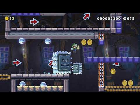 Ethereal Parkour! by OldMcGroin - Super Mario Maker 2 - No Commentary 1bv
