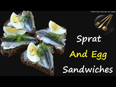 Sprat And Egg Sandwiches / Book of recipes / Bon Appetit