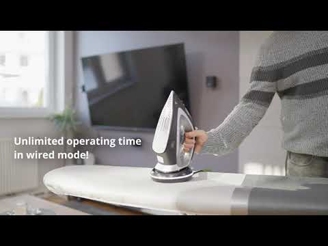 Парова праска Adler AD 5043 2800 Вт, бездротова/дротова, керамічна підошва, вертикальне відпарювання - фото 1 - id-p2494854235