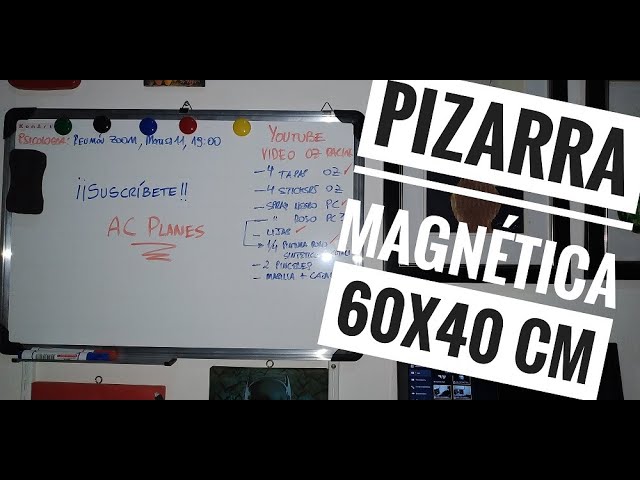 Vídeo relacionado con Freyeeti Pizarra Magnética de Pared, Panel Magnético para Imanes, Soporte de Pizarra de Metal para Pared, Acero Inoxidable, 42x30x0.08cm, Para Oficina, Cocina, Nevera o Pared (Negro)