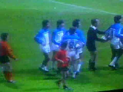 Dundee United v Vardar Skopje.UEFA CUP 1985.2R/1L.part 7 of 8.