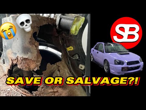 Subaru WRX Rust Repair & Removal // Can I do it?? - SushiBoiz [4K]
