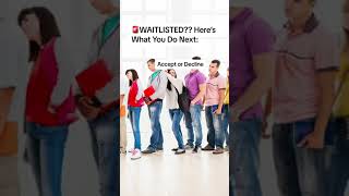 youtube video thumbnail - What to do if you’re #waitlisted by your #dreamschool #collegetok #advice #collegeapps #waitlist