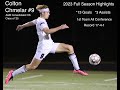 2023 Varsity Soccer Sophomore Highlights (Full Season-Colton Chmelar #9)