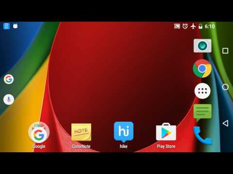 How to rotate Homescreen in Motorola mobile phones??