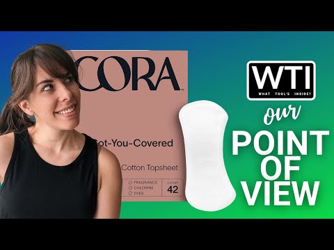 Cora Thin Organic Cotton Panty Liners - WTI product video review