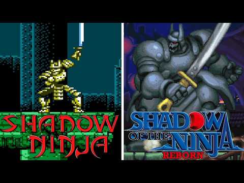 Shadow of the Ninja Reborn - All Bosses Comparisons NES (1990) vs Remake (2024)