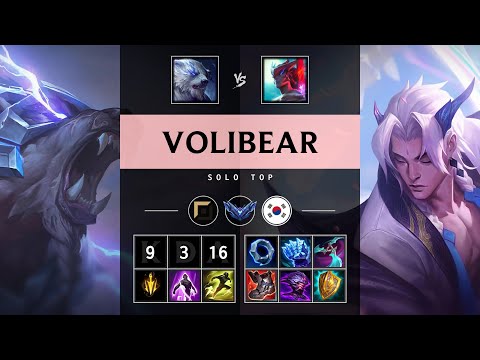 Volibear Top vs Yone - KR Diamond Patch 25.17