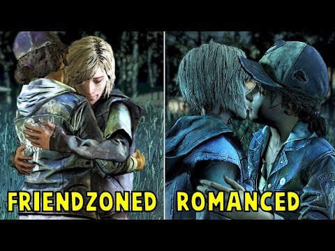 Clem Hugs or Kisses Violet VS Do Nothing -All Choices- The Walking Dead the Final Season Episode 3