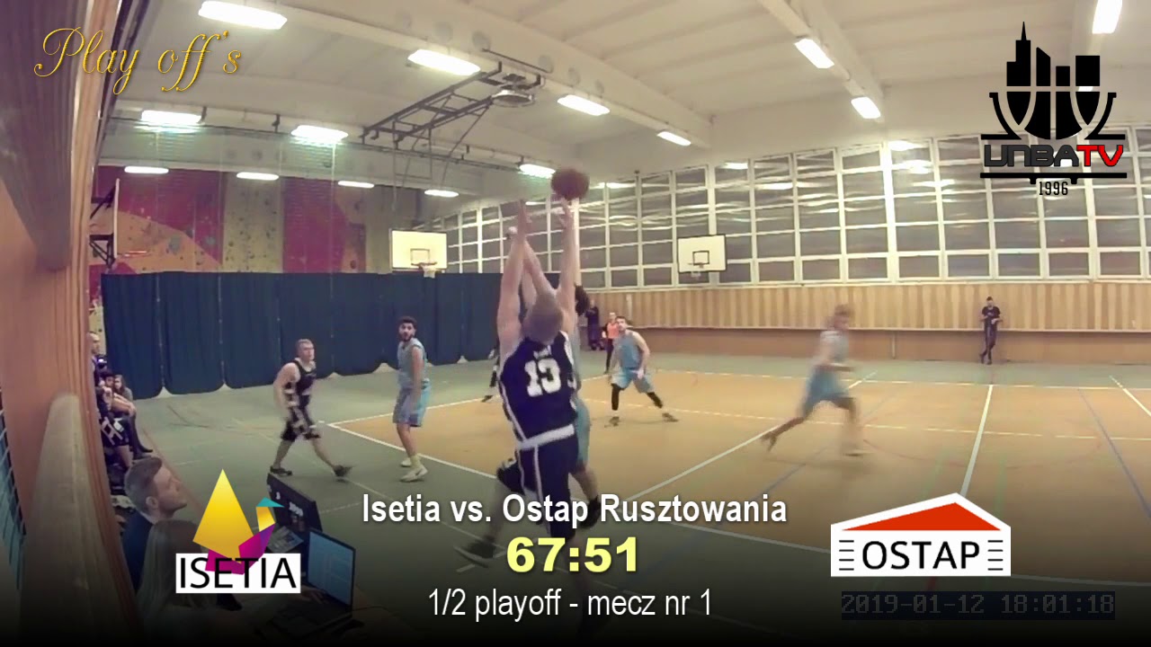 Isetia vs. Ostap Rusztowania - 1/2 play off WLM UNBA (12/13.01.2019)
