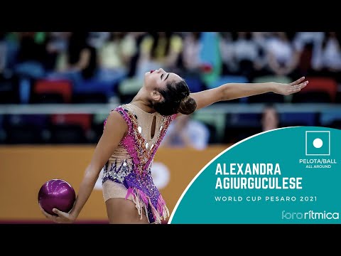 Alexandra Agiurguculese (pelota/ball) - World Cup Pesaro 2021