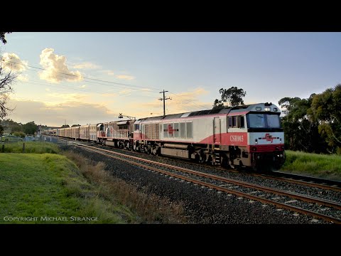1PM9 SCT Freight Train With 84 Wagons (15/9/2021) - PoathTV Australian Railways