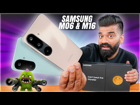 Thumbnail for Samsung Galaxy M16 & M06 5G Unboxing & First Look - New Monster Smartphones🔥🔥🔥