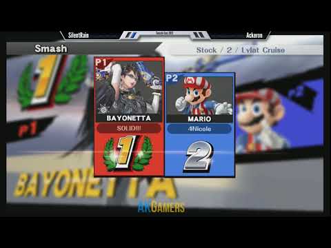 [SMASH 4] SenshiCon 2017: SilentRain (Bayonetta) vs. Ackeron (Mario)