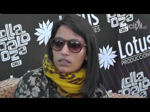 Ana Tijoux en Lollapalooza Chile 2014