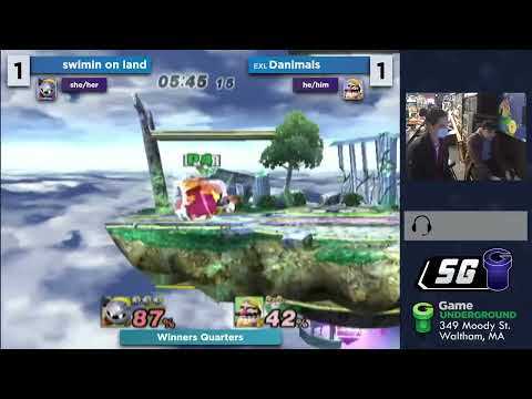 SG 28.4 WQ - swimin on land (Meta Knight) vs Danimals (Wario, Peach)