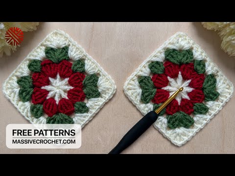 Crochet a SUPER EASY Granny Square for Beginners 👌 ♥️