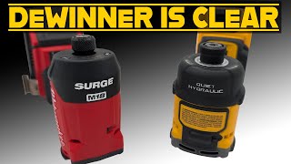 New Milwaukee Surge Impact Driver Compared to DeWALT Quiet H