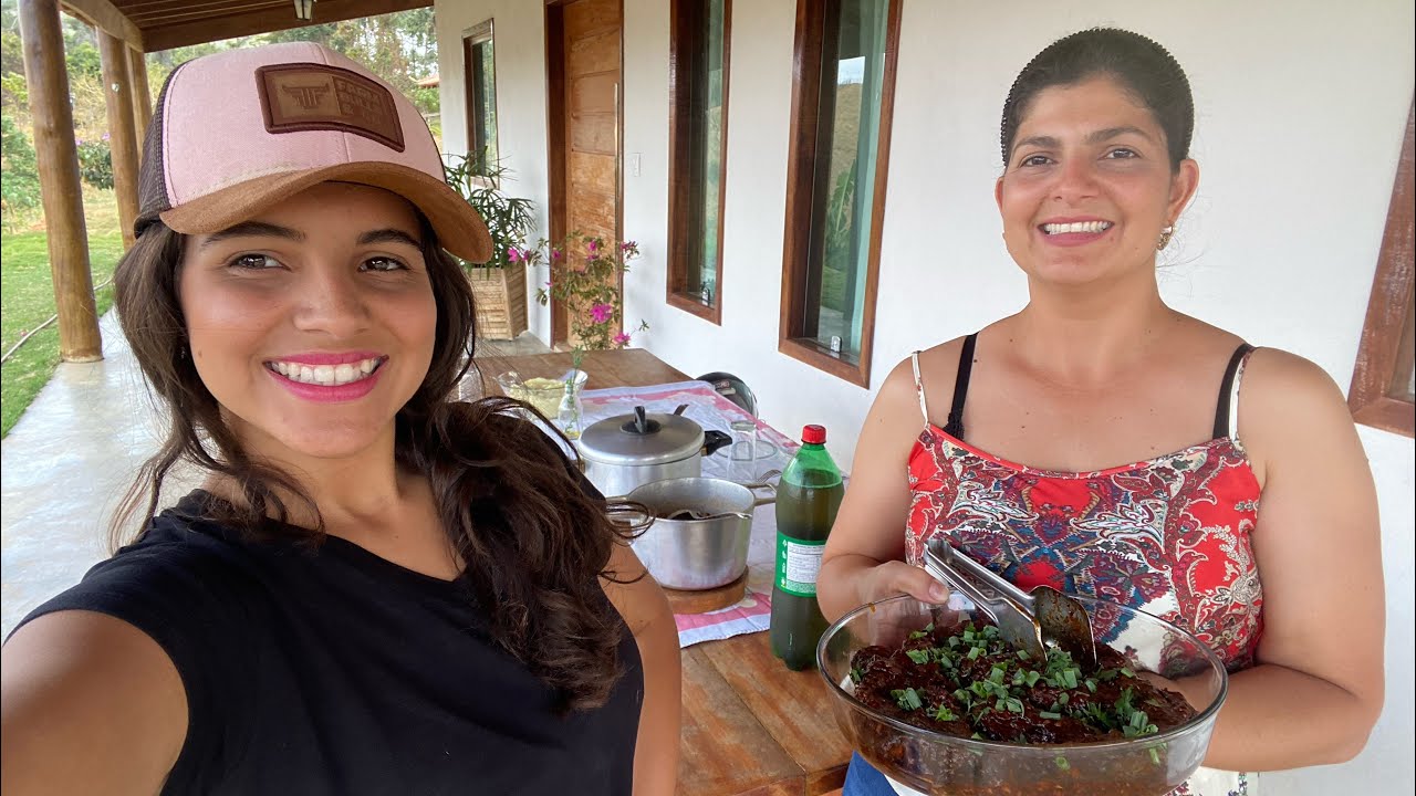 BIFE A ROLE FEITO NO FOGÃO A LENHA!!! #receitas #comida