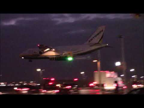 Antonov Airlines Antonov 124 Landing Runway 23 at Toronto Pearson International Airport