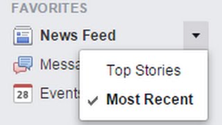 How to Make Your Facebook News Feed Default to "Most Recent"