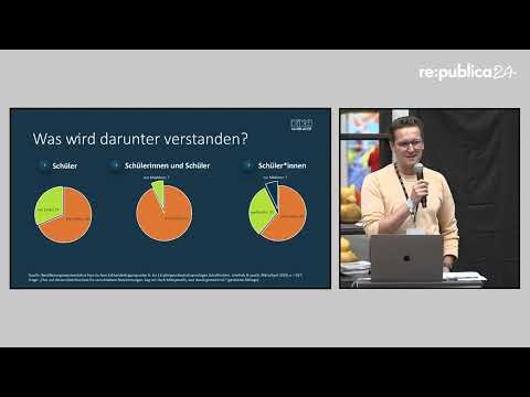 Video Thumbnail: re:publica 2024: Inklusive Sprache in der Generation Alpha – eine aktuelle KiKA-Studie