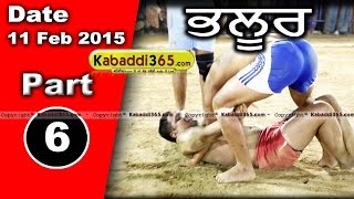 Bhaloor (Moga)  Kabaddi Tournament 11 Feb 2015 Part 1 by Kabaddi365.com