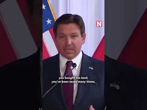 Ron DeSantis Signals Bringing Floridians 'Relief' From Property Taxes