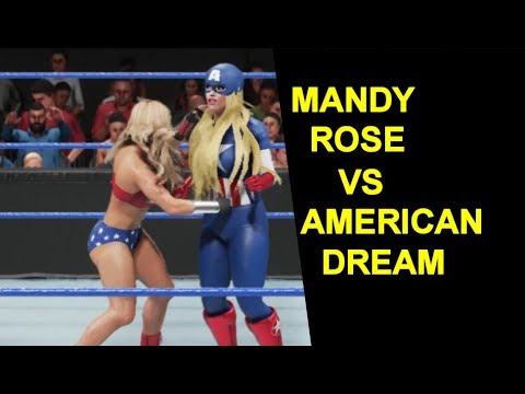 WWE 2K19 Mandy Rose vs American Dream - Knockout Match