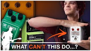 Video thumbnail for Mark Lettieri's Pedal vs EVERYTHING! (ODR-1, Tube Screamer, Klon) | J. Rockett Melody Review by Guitar IQ - Play Smarter