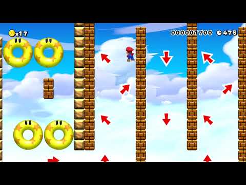 Wall kick or Spin jump? by flame - SUPER MARIO MAKER - NO COMMENTARY 1bb