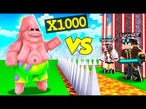 INVASIONE PATRICK CONTRO CASA SICURA SU MINECRAFT!!