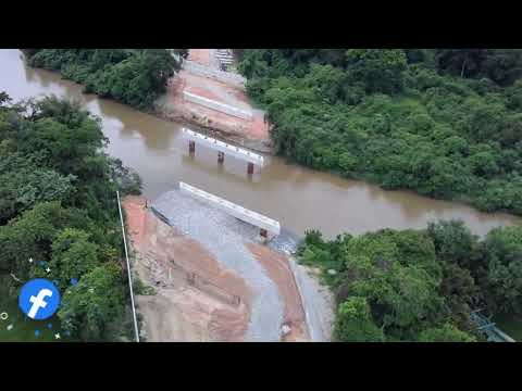 Obras da 3° ponte 24 01 2021 Jacareí SP reels