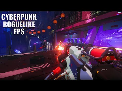 Deadlink - New Cyberpunk Roguelike FPS Gameplay