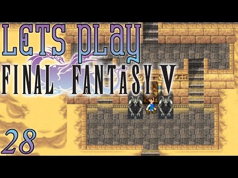 Let's Play Final Fantasy V, Blind [Ep 28] - Exploring Merged World & Into a Pyramid | FF5 Remake, PC