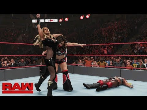WWE 2K19 RAW EMBER MOON VS TRISH STRATUS VS MICKIE JAMES