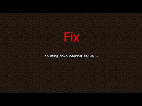 How to Fix Minecraft Forge [Shutting down internal server] [Easy]