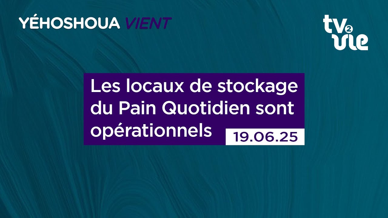 Thumbnail of video: Les locaux de stockage du Pain Quotidien sont  opérationnels