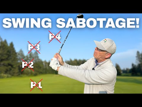 THE #1 WAY TO SABOTAGE YOUR GOLF SWING-Do this instead! 40 year PGA teacher Shawn Clement