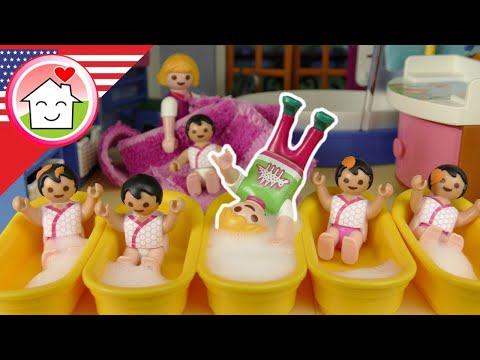 Playmobil English Bath Time With the Quints - The Hauser Family