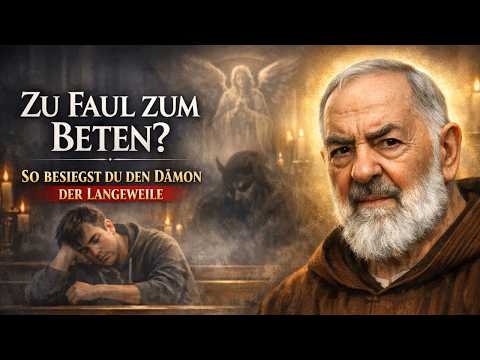 Zu faul zum Beten Pater Pio verrät, wie man den Dämon der „Langeweile“ (Acedia) besiegt
