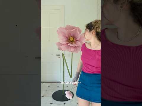 Çiçek gibi şarkıya çiçekkk gibi kapak çekimi yaptık. Siz şarkıyı ve çiçeği nasıl buldunuz? #diy