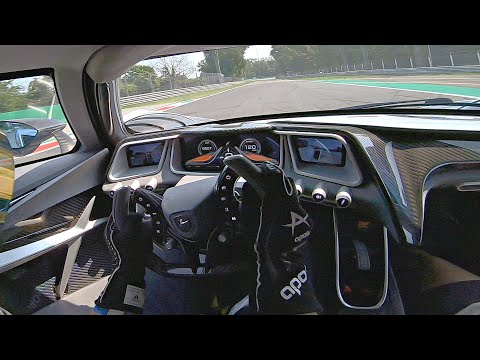 What It's Like to Drive an Apollo IE Hypercar on track | POV OnBaord at Monza | *LOUD V12 Sounds*