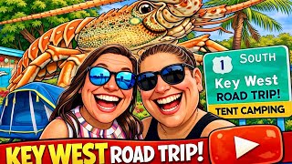 Road Trip To Key West | Tent Camping On The Water, Feeding Tarpon At Robbies, Mallory Square Sunset