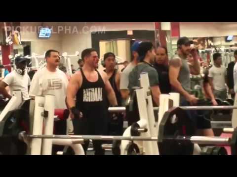 gym fight.. Leave your egos at the door and put your anger on the bar..