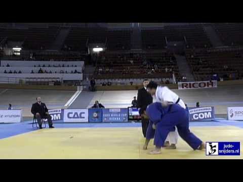 Judo 2010 World Cup Men Vienna: Adam Okroashvili (GEO) - Naidan Tuvshin Bayar (MGL) [+100kg]
