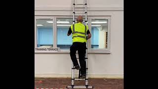 How to safely use a telescopic ladder