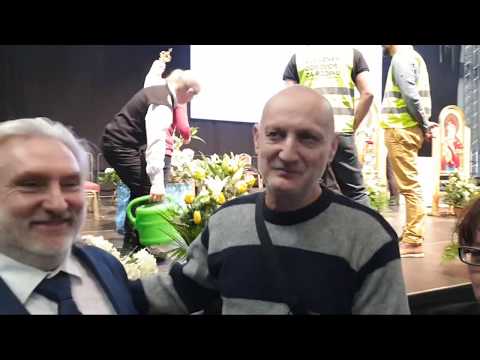 Goran Čurkovič, obrátený narkoman -Poprad 23.2.2020 - Ruženec za Slovensko a Posolstvo z Medžugoria.