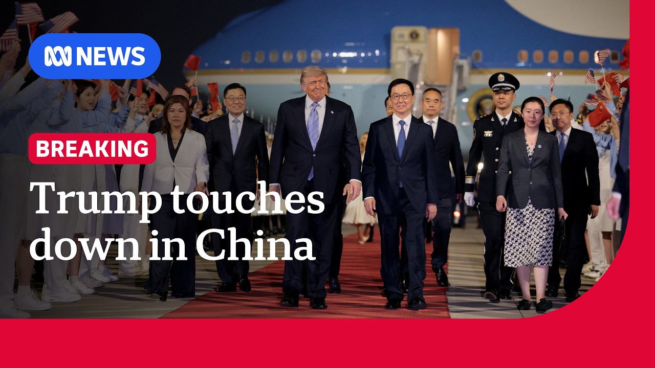 Donald Trump arrives in China for talks with President Xi Jinping | The World | ABC NEWS