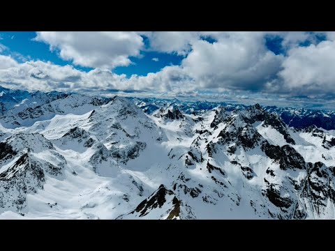 Sulzkogel (3016m) A Winter Ascent in the Austrian Alps by Drone 4K